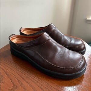 Birkenstock Footprint Leather Slip-on Mules Size 39